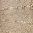[S2192R-1057] [S2192R] Knitted Verona Cable (Pebble)