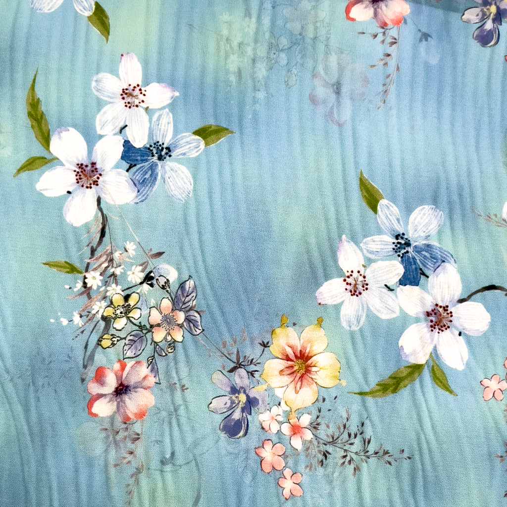 [S2197R] Rayon Digital Printed Louise