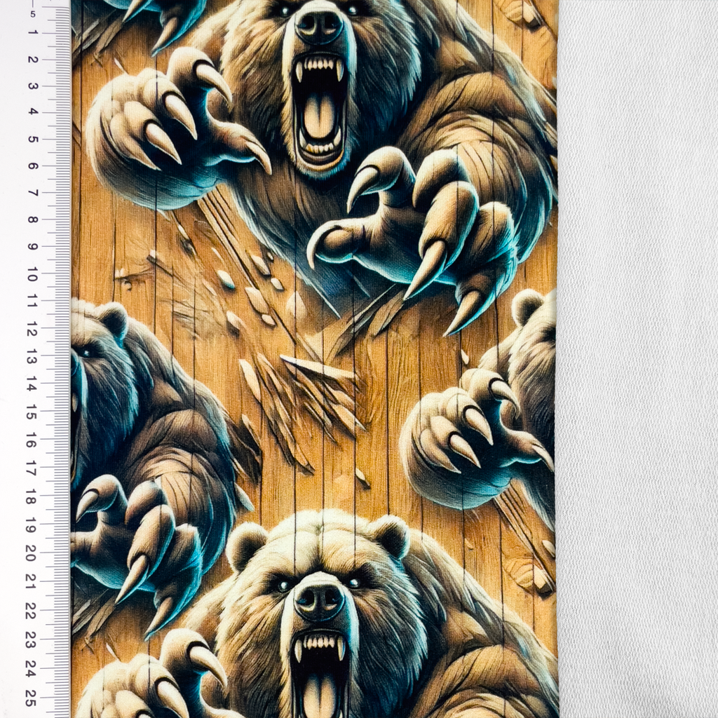[S2213L] French Terry Digital Printed Danger Zone