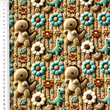 [S2183R-3681] [S2183R] Jersey Digital Printed 3D Knitted Cuties (Design A)