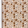 [S2231L-3682] [S2231L] Double Gauze Crinkled Digital Printed Little Farm Animals (Design B)