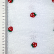 [S2216R-1128] [S2216R] Teddy With Embroidery Strawberries (Bílá)