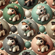 [S2273L-3683] [S2273L] Jersey Digital Printed 3D Pony's (Design C)