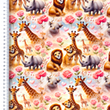 [S2286L-3682] [S2286L] Jersey Digital Printed Safari On Tour (Design B)