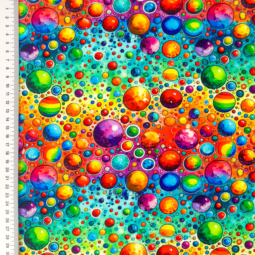 [S2297L] Jersey Digital Printed Colourful Scene