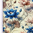 [S2300L-3684] [S2300L] Viscose Linen Digital Printed Briar (Design D)