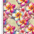 [S2307L-3682] [S2307L] Viscose Linen Digital Printed Jasmine (Design B)