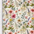 [S2234R-3684] [S2234R] Double Gauze Crinkled Digital Printed Stylish Flowers (Design D)