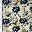 [S2276R-3681] [S2276R] French Terry Digital Printed Beauty Flowers (Design A)