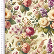 [S2298R-3684] [S2298R] Viscose Linen Digital Printed Delphine (Design D)