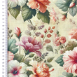 [S2306R-3687] [S2306R] Viscose Linen Digital Printed Casia (Design G)