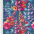 [S2308R-3687] [S2308R] Viscose Linen Digital Printed Viola (Design G)