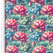 [S2309R-3686] [S2309R] Viscose Linen Digital Printed Azalea (Design F)