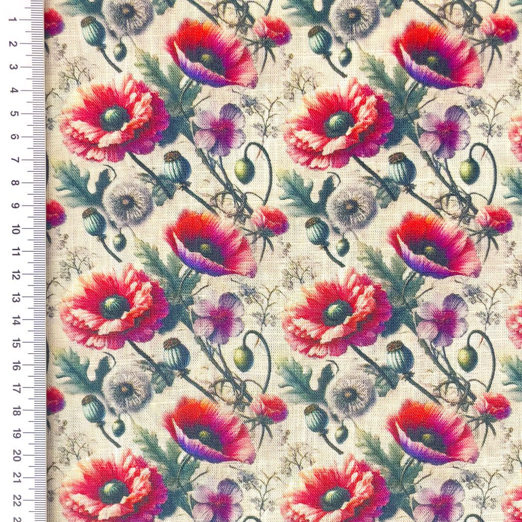 [S2310R] Viscose Linen Digital Printed Liana