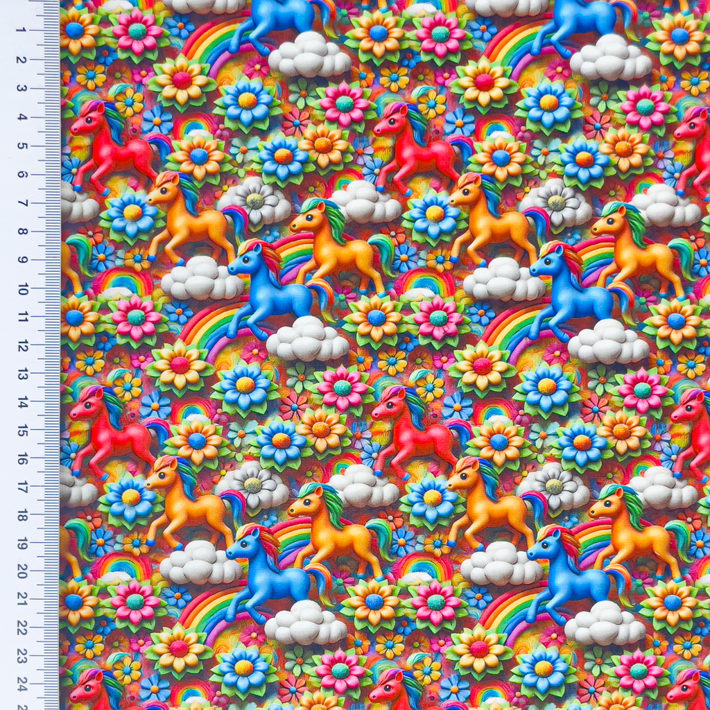 [S2313R] Poplin Digital Printed Colourful Fun