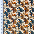 [S2317R-3683] [S2317R] Poplin Digital Printed Horses And More (Design C)