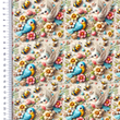 [S2319R-3682] [S2319R] Poplin Digital Printed Busy Bee's (Design B)