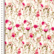 [S2358L-3681] [S2358L] Rayon Digital Printed Pink Flowers (Design A)