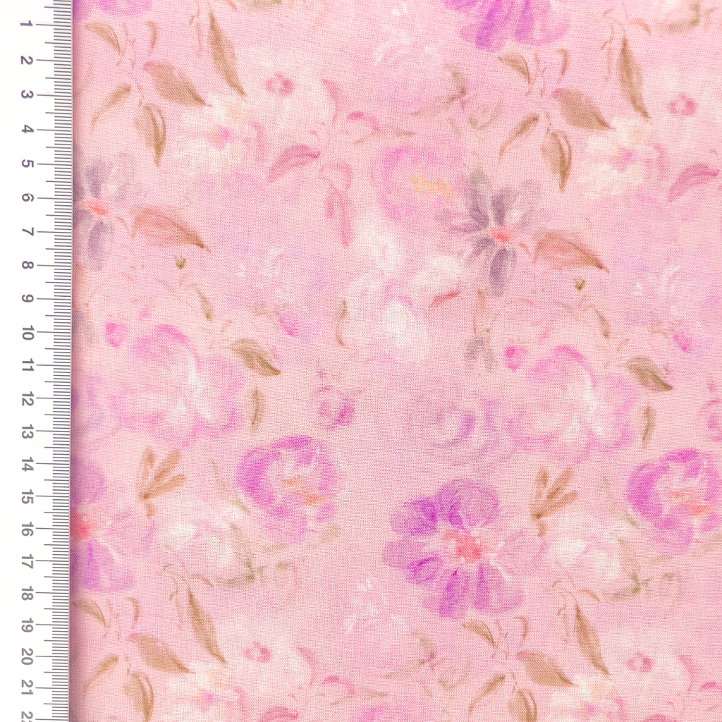 [S2361L] Rayon Digital Printed Dreamy Flowers