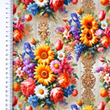 [S2370L-3684] [S2370L] Viscose Lycra Heavy Digital Printed Sia (Design D)