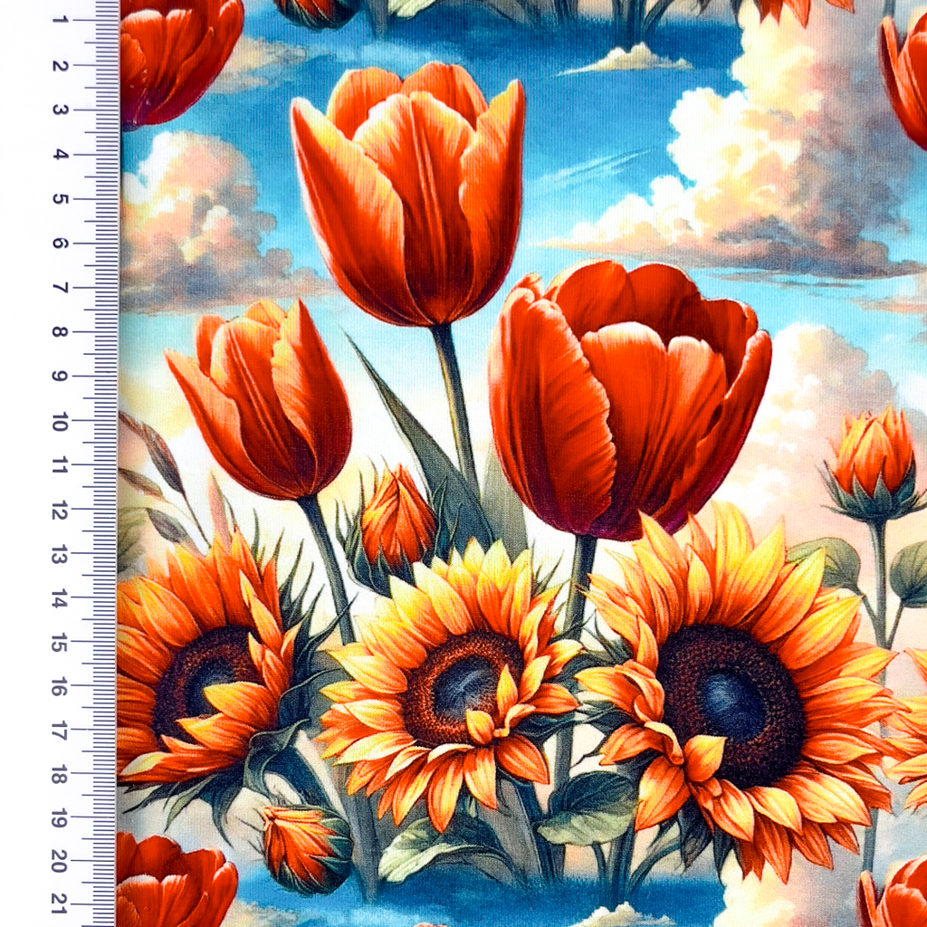 [S2371L] Viscose Lycra Heavy Digital Printed Livia
