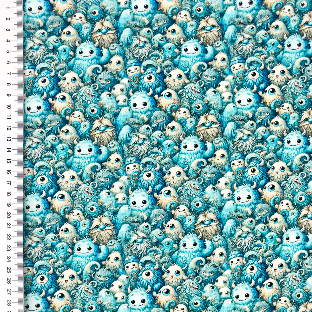 [S2283R] Jersey Digital Printed Fun Monsters