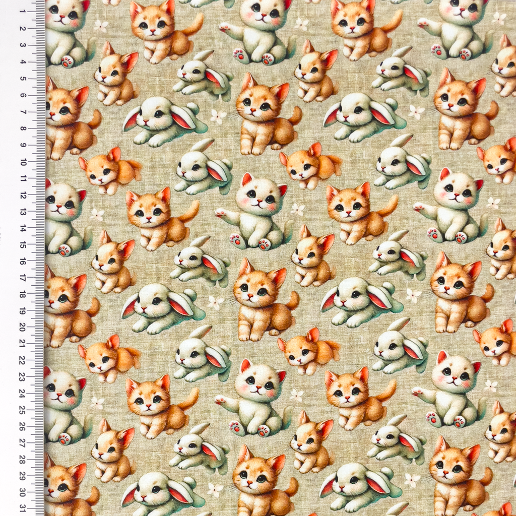 [S2295R] Jersey Digital Printed Furry Friends