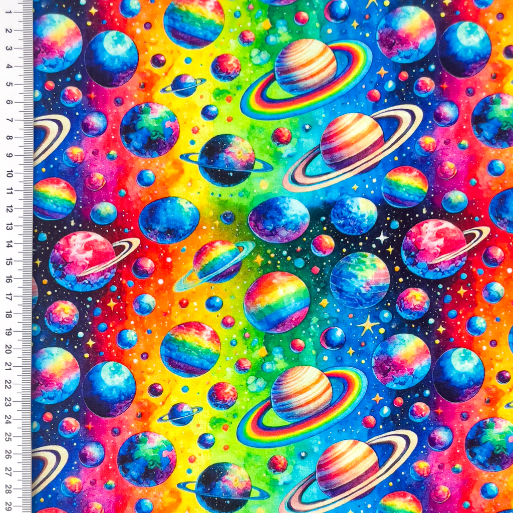 [S2296R] Jersey Digital Printed Rainbow Galaxy