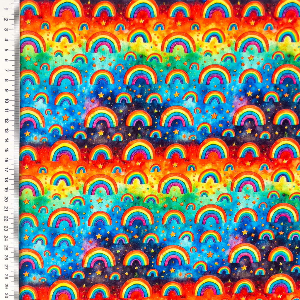 [S2297R] Jersey Digital Printed Colourful Scene