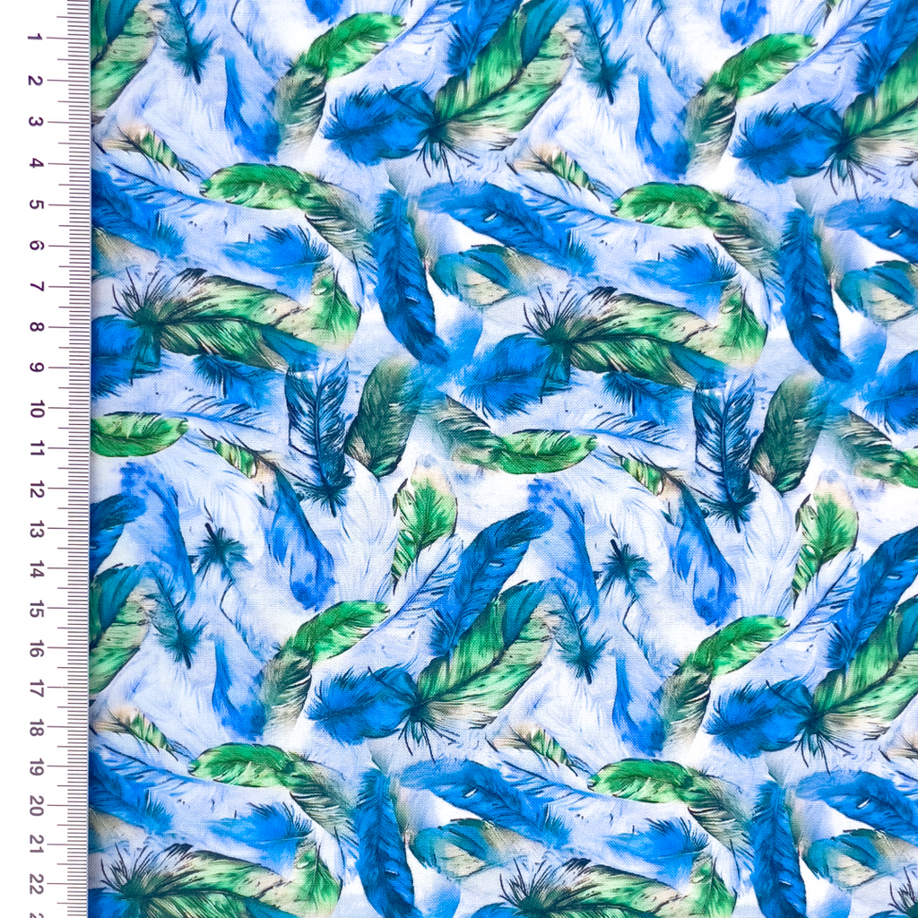 [S2365R] Rayon Digital Printed Feathers
