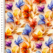 [S2359R-3684] [S2359R] Rayon Digital Printed Leafs (Design D)