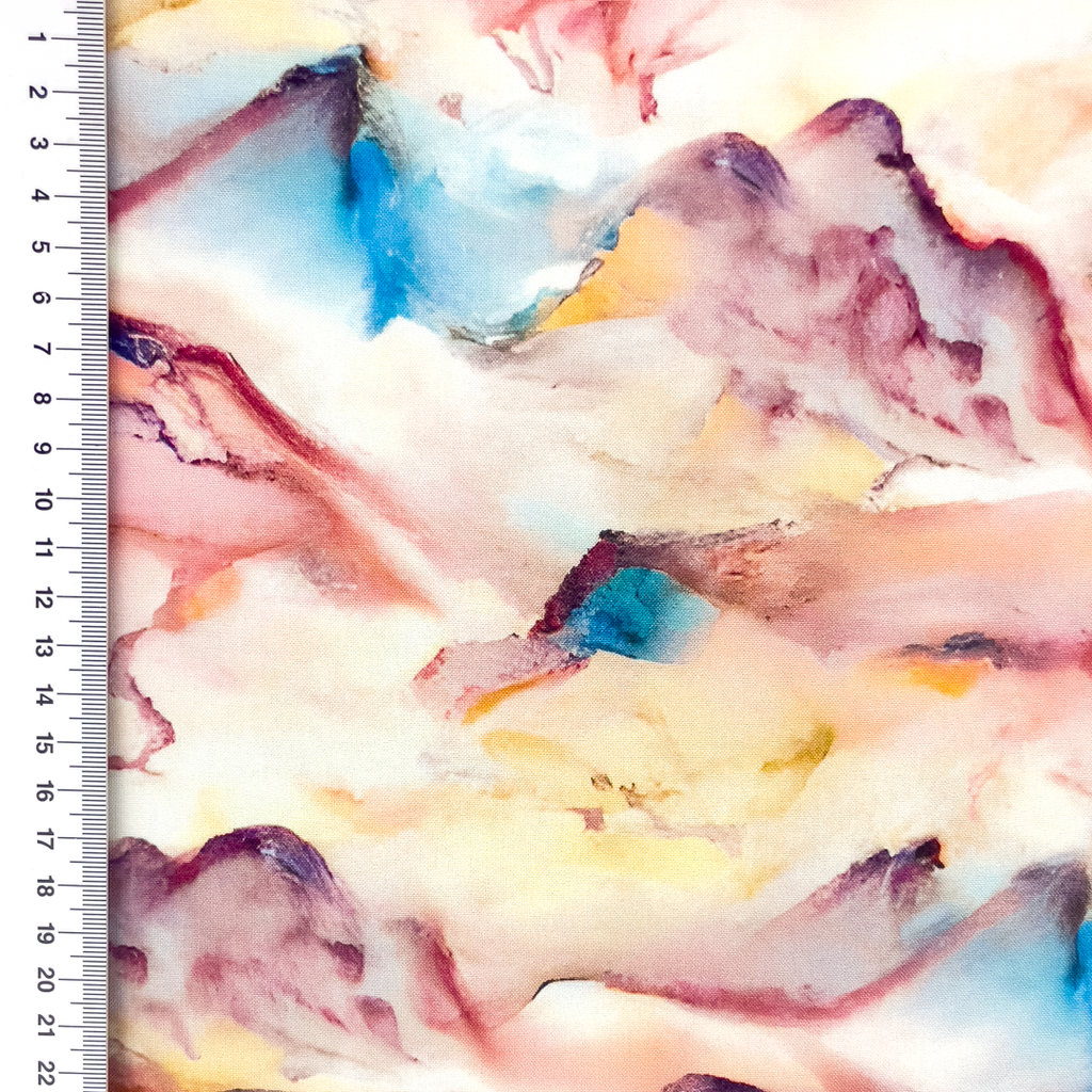 [S2351R] Rayon Digital Printed Wavy