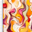 [S2351R-3683] [S2351R] Rayon Digital Printed Wavy (Design C)