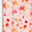 [S2358R-3686] [S2358R] Rayon Digital Printed Pink Flowers (Design F)
