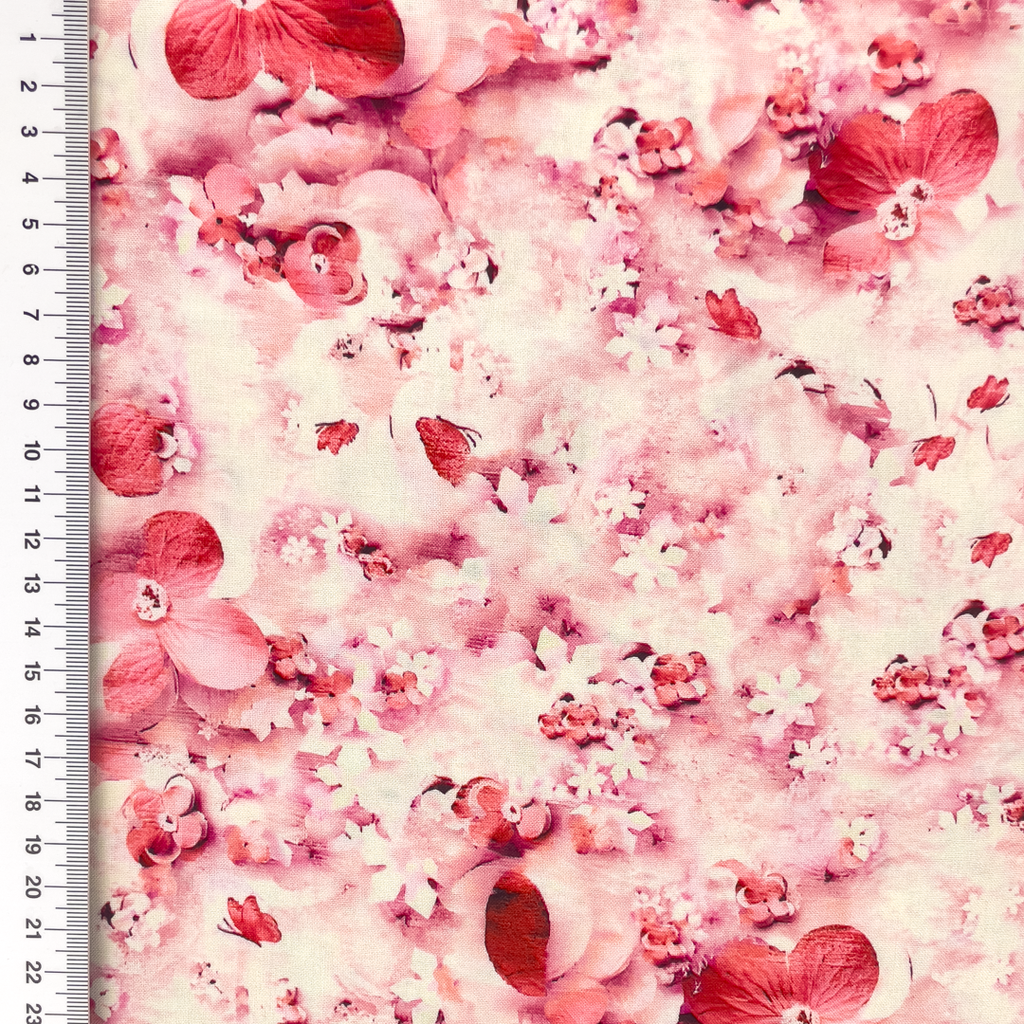 [S2357R] Rayon Digital Printed Bright Flowers