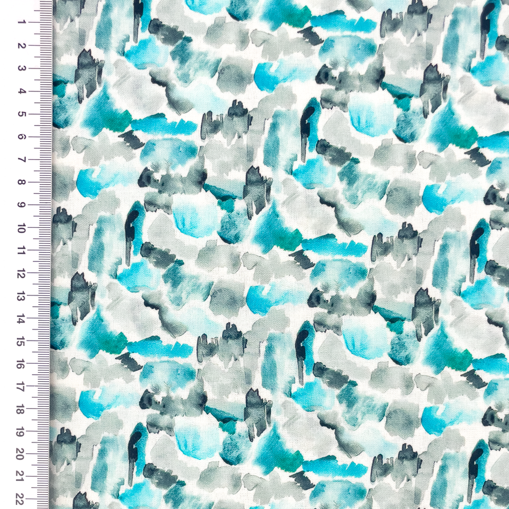 [S2352R] Rayon Digital Printed Stripes