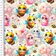 [S2266R-3682] [S2266R] Jersey Digital Printed Happy Bee's (Design B)