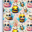 [S2269R-3682] [S2269R] Jersey Digital Printed Cute Bee's (Design B)