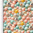 [S2271R-3682] [S2271R] Jersey Digital Printed Bubbly 3D Faces (Design B)