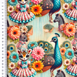 [S2272R-3682] [S2272R] Jersey Digital Printed Peacock's (Design B)