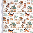 [S2324R-3681] [S2324R] Jersey Digital Printed Dog's And Sheep's (Design A)
