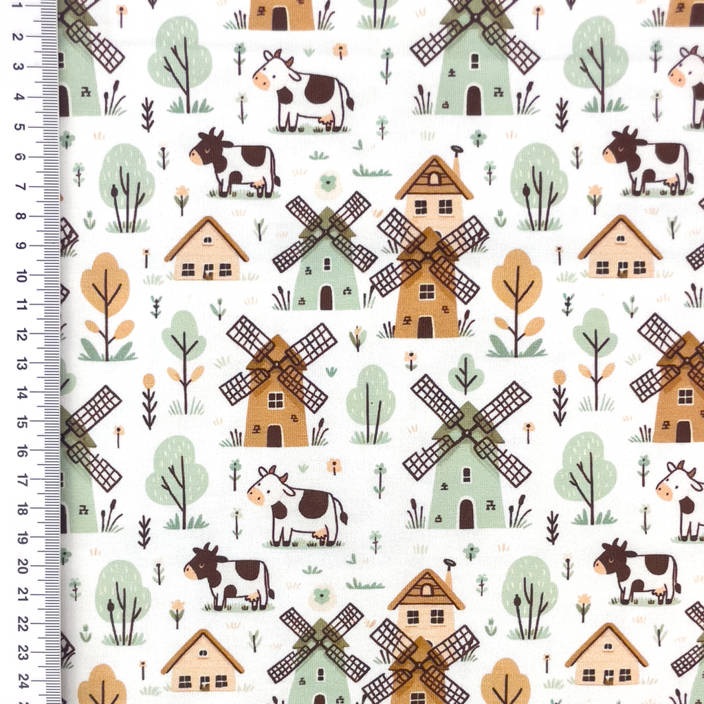 [S2325R] Jersey Digital Printed Farm Work
