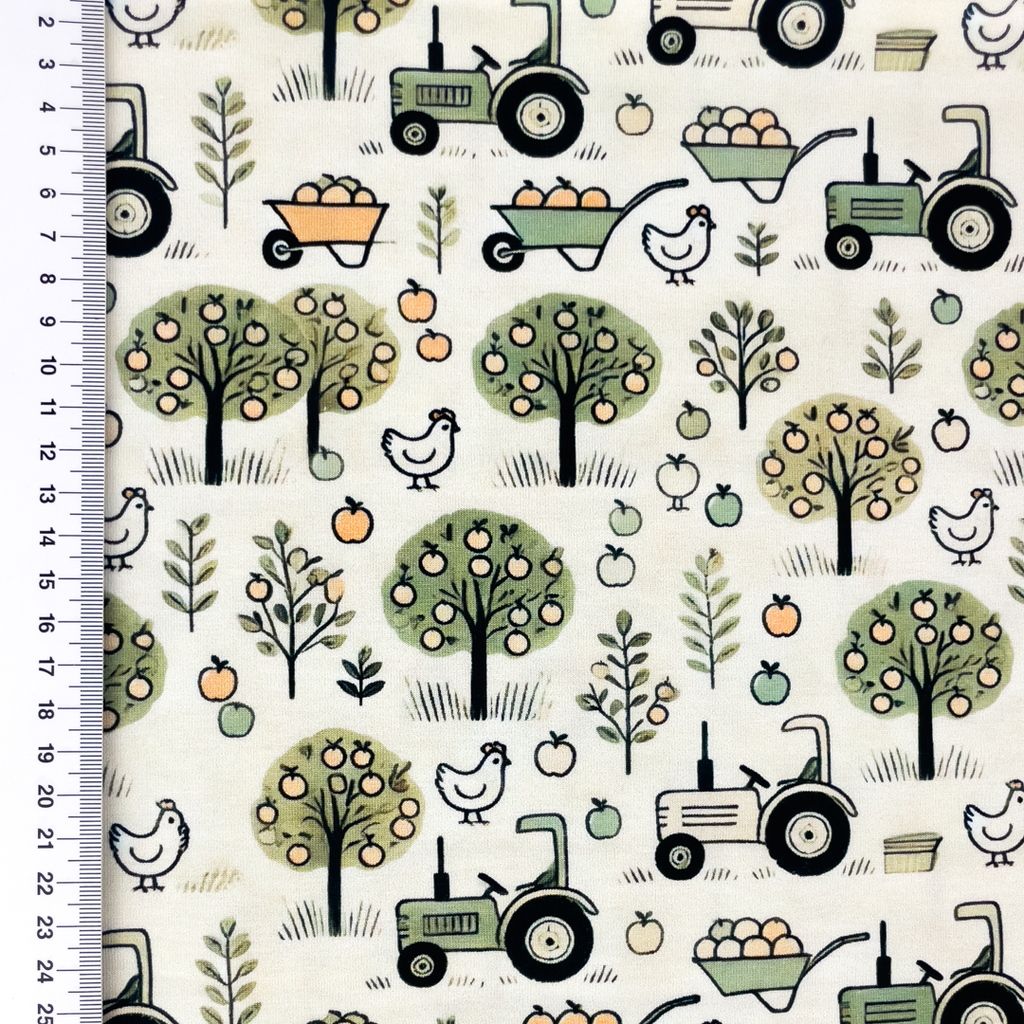[S2326R] Jersey Digital Printed Tractor Fun