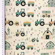 [S2326R-3683] [S2326R] Jersey Digital Printed Tractor Fun (Design C)