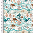 [S2327R-3682] [S2327R] Jersey Digital Printed Sea Life (Design B)