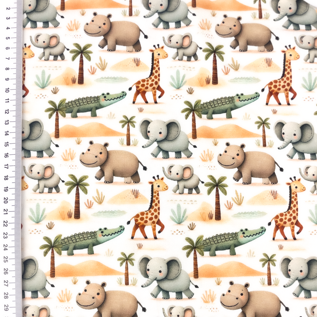 [S2328R] Jersey Digital Printed Safari Life