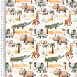 [S2328R-3681] [S2328R] Jersey Digital Printed Safari Life (Design A)