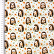 [S2329R-3683] [S2329R] Jersey Digital Printed Daisy's With Animals (Design C)