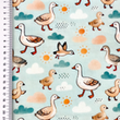 [S2333R-3683] [S2333R] Jersey Digital Printed Gooses And Duck (Design C)
