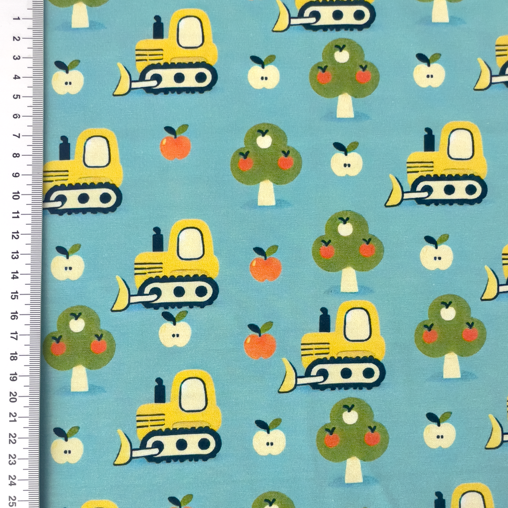 [S2335R] Jersey Digital Printed Apple Tree